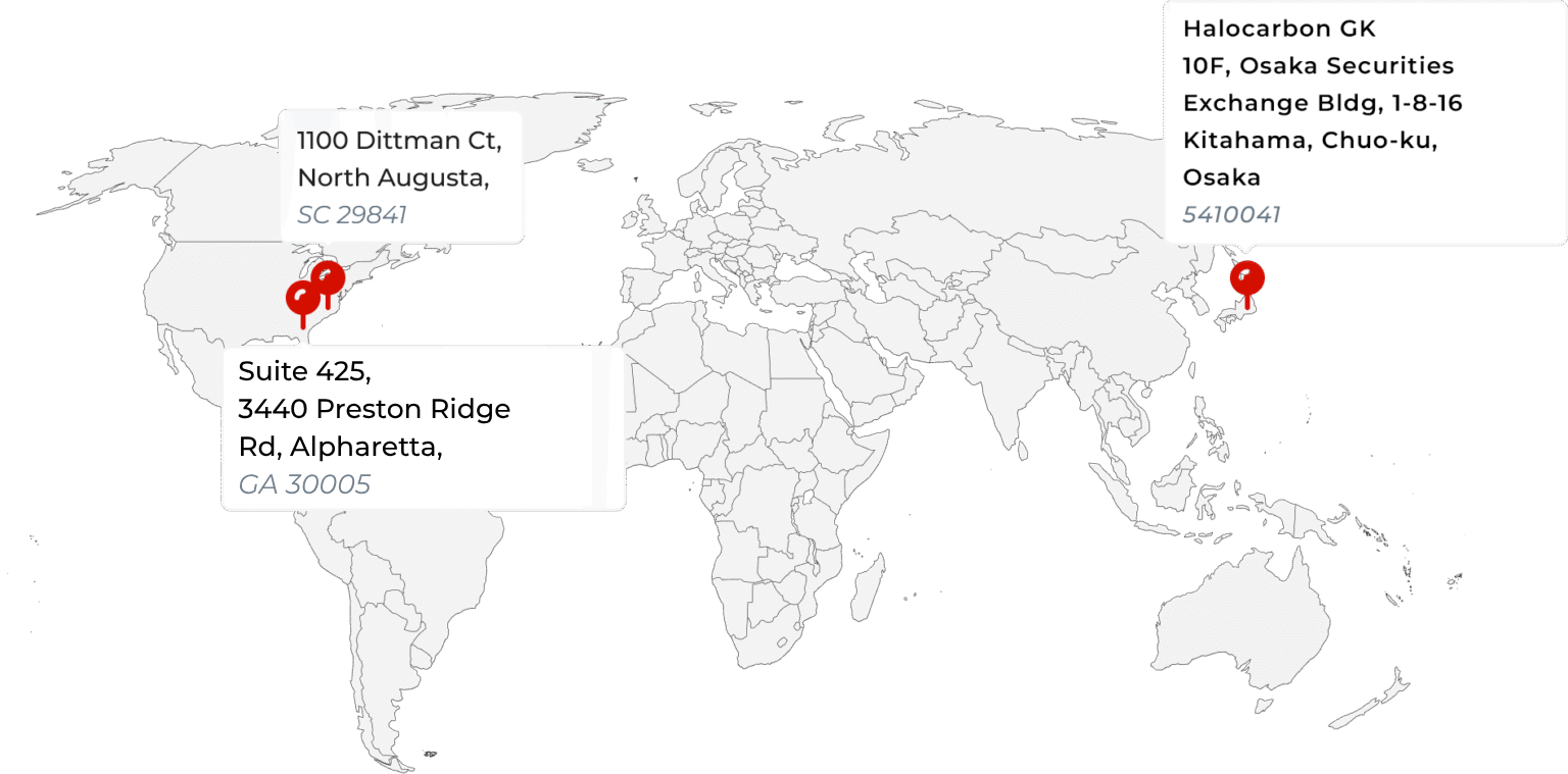 Halocarbon Office Locations